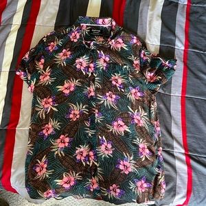 Empyre Floral Hawaiian Button Down Shirt